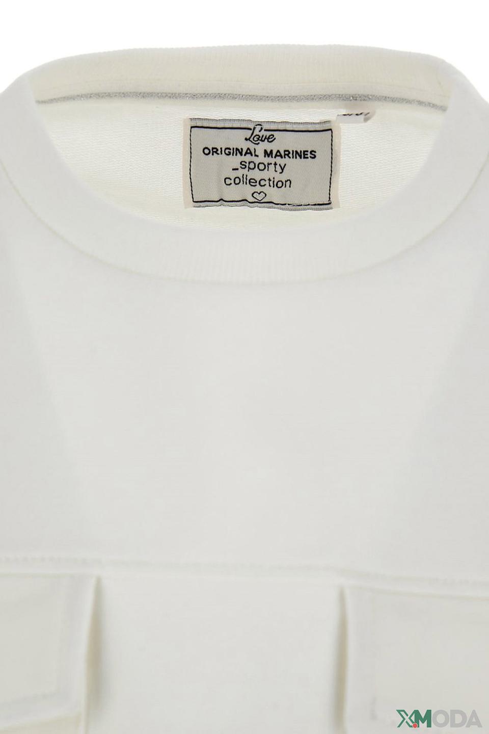 Пуловер Original Marines белый с карманом