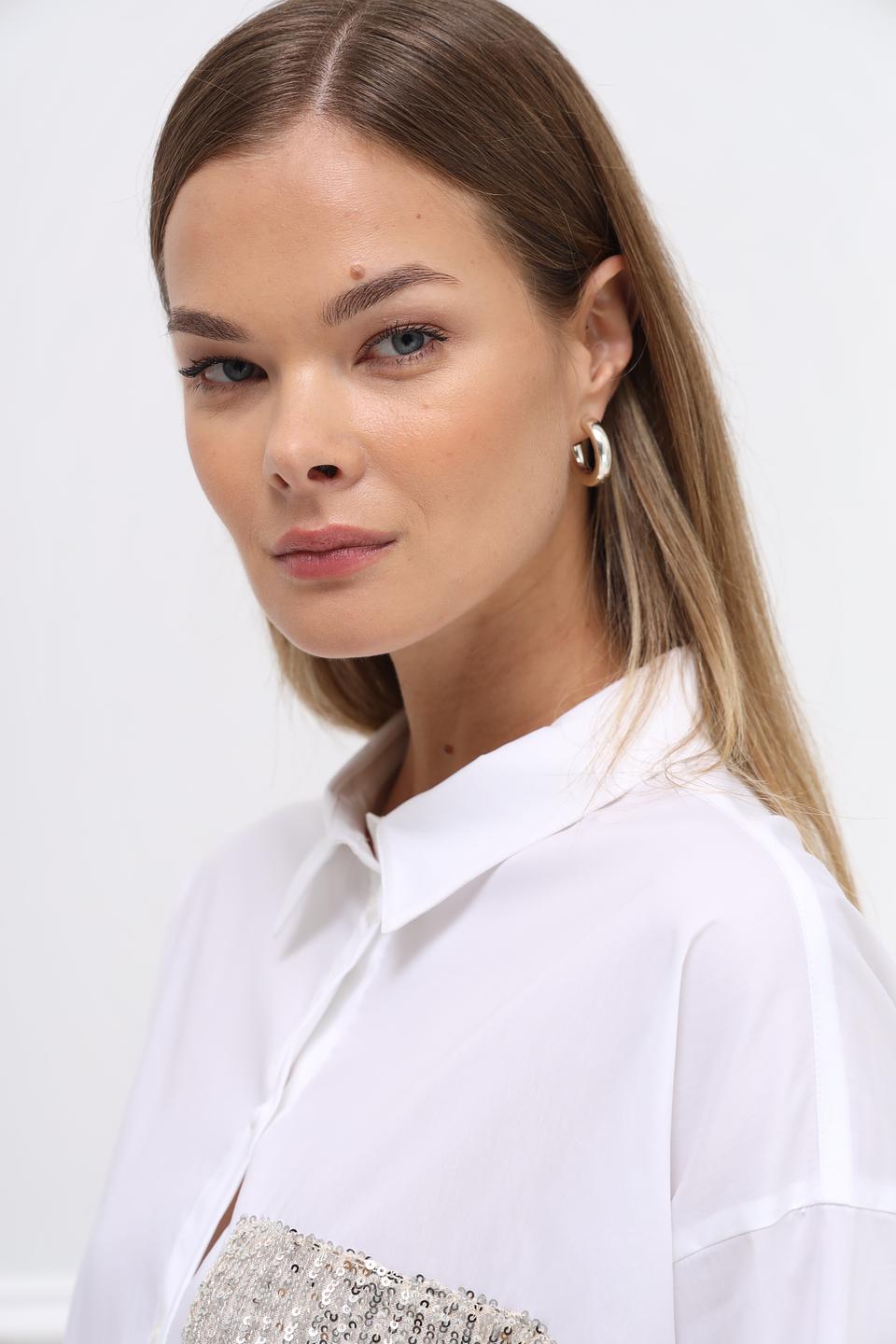 Рубашка Catnoir с пайетками