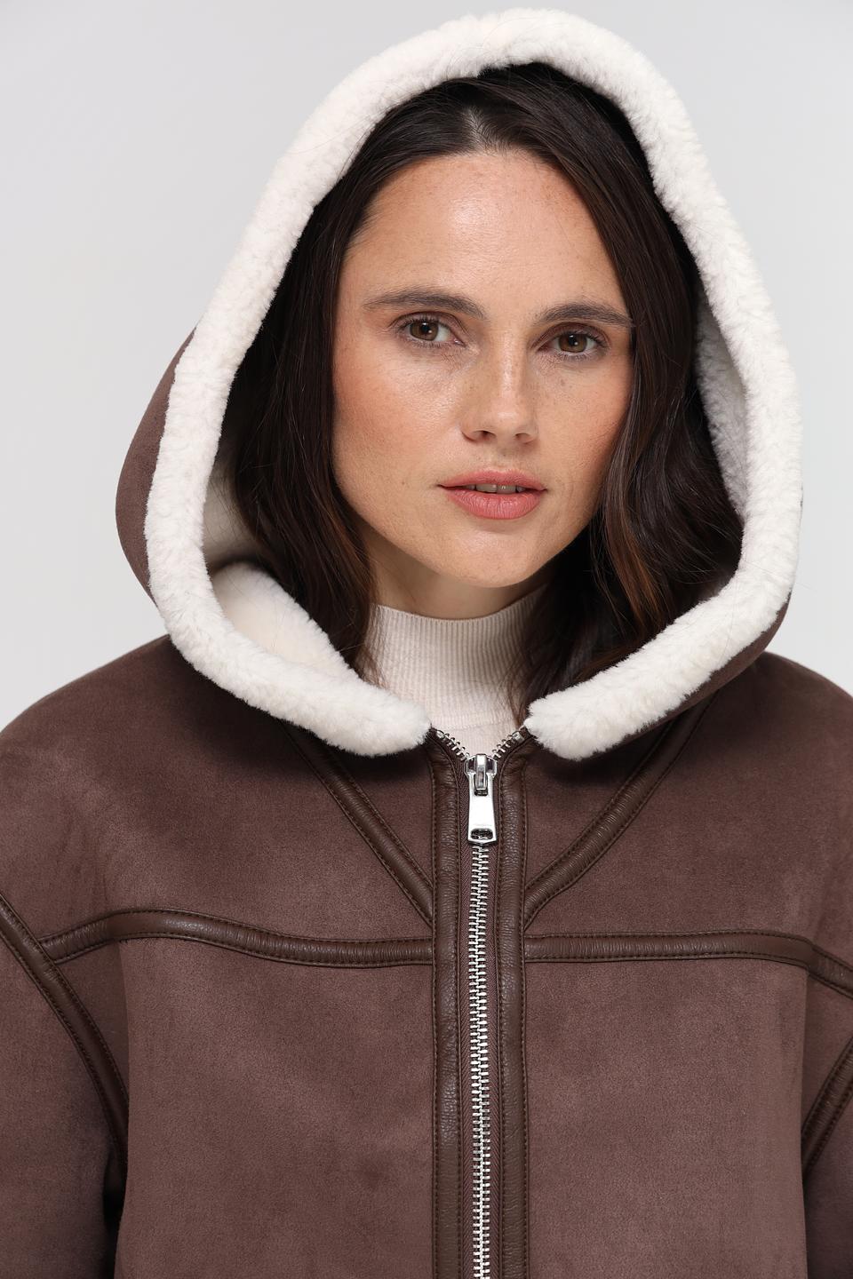 Пальто Electra style дублёнка