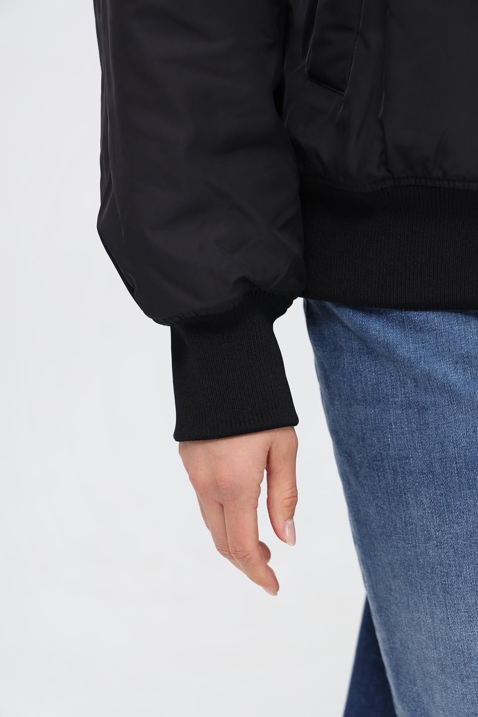 Куртка Marc O Polo DENIM с меховым воротником чёрная