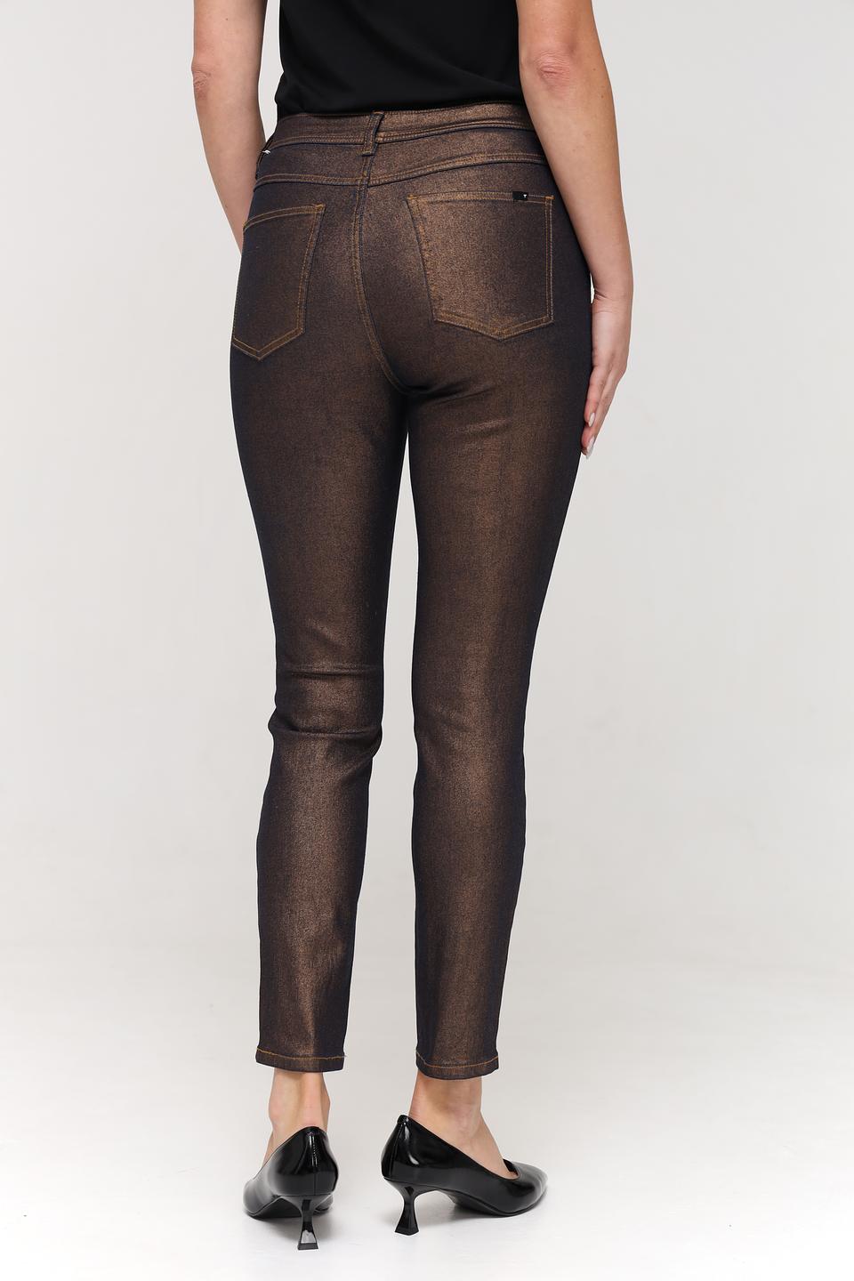 Джинсы Taifun с металлическим блеском