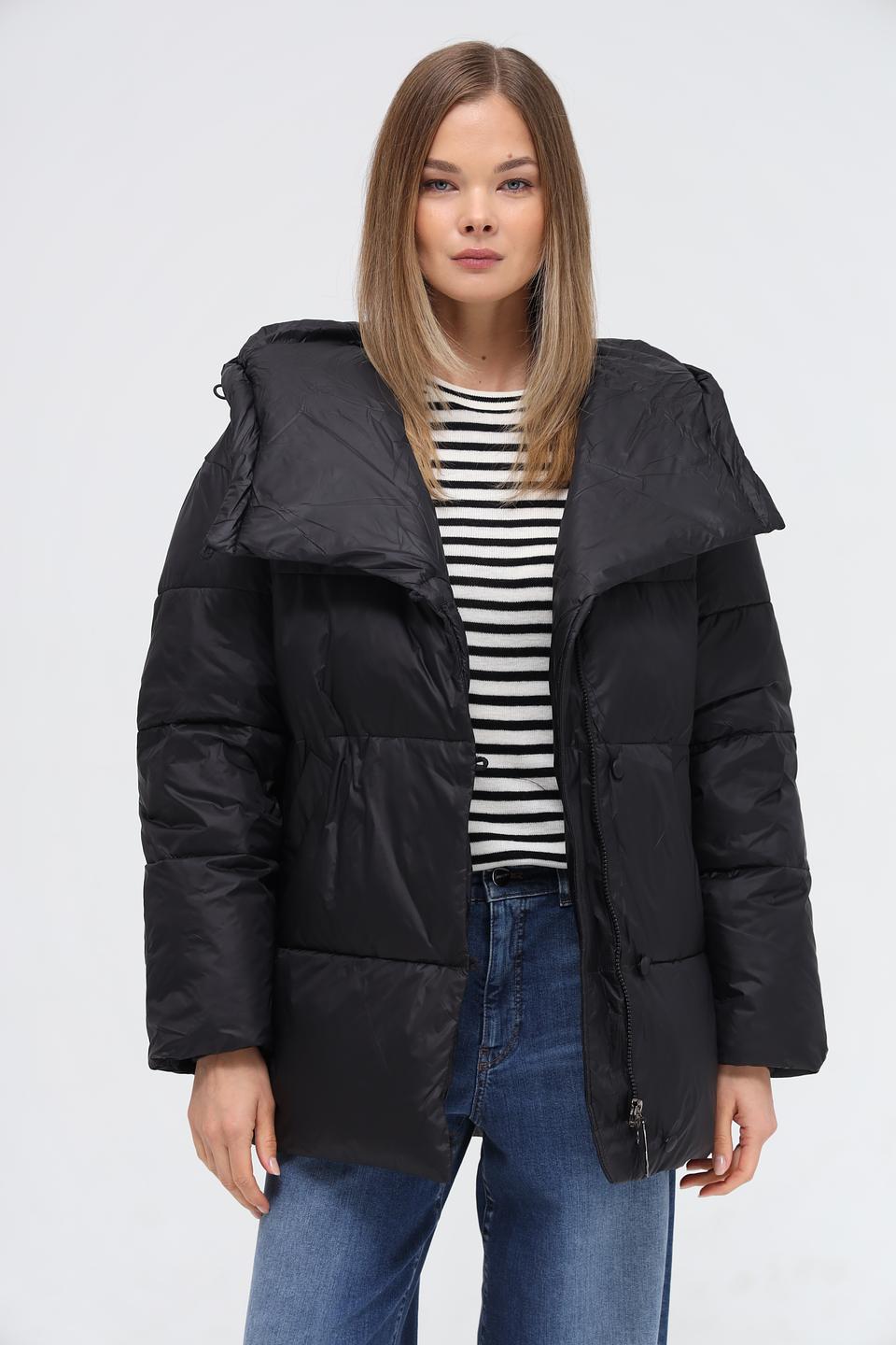 Куртка Beatris чёрная стеганая