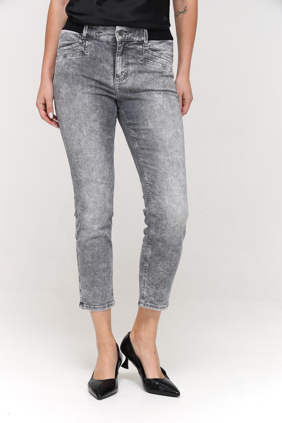 Джинсы Angels серые с потертостями