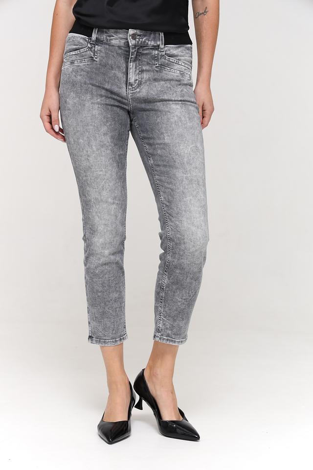 Джинсы Angels серые с потертостями