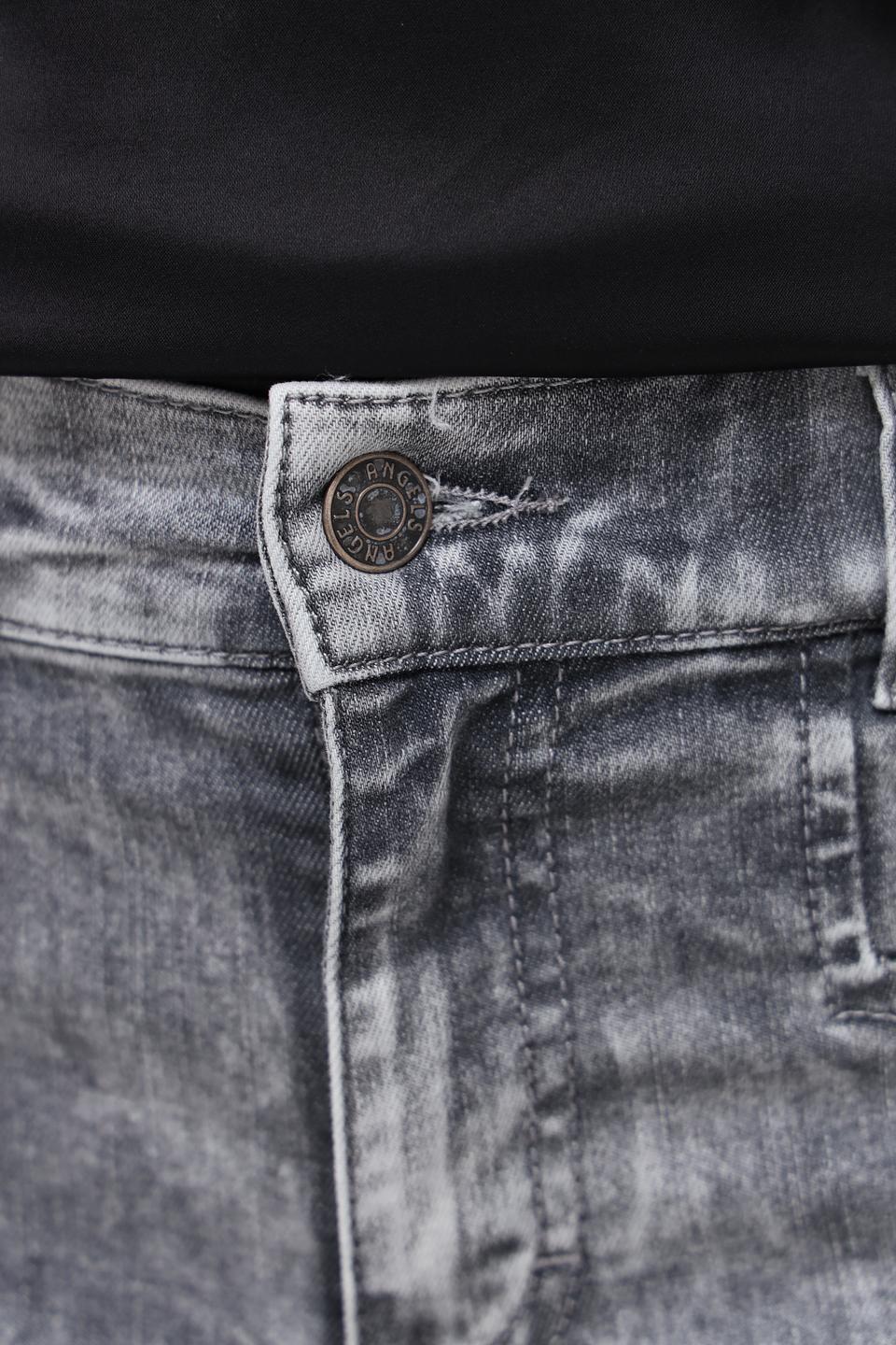 Джинсы Angels серые с потертостями