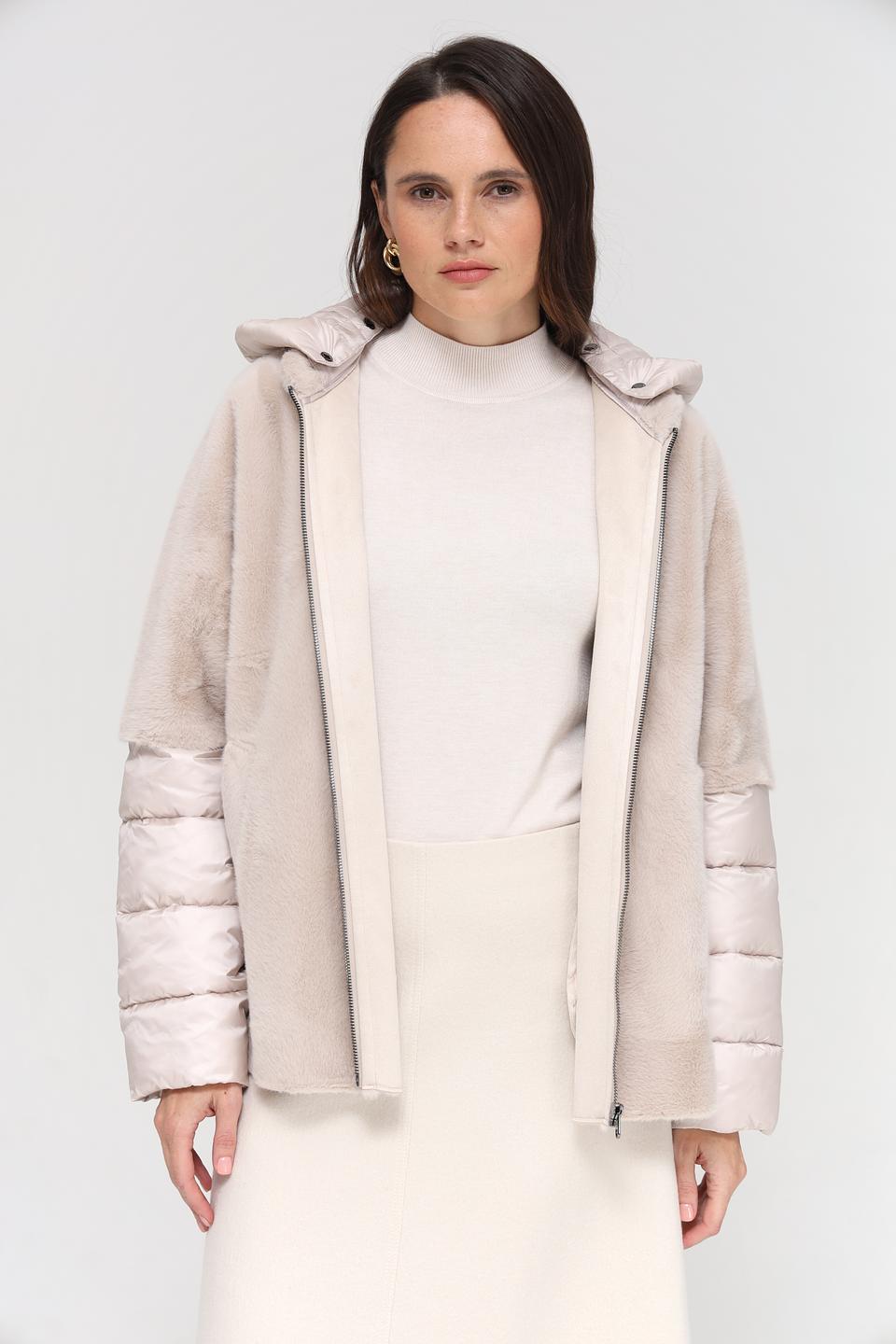 Куртка Milestone комбинированная бежевая