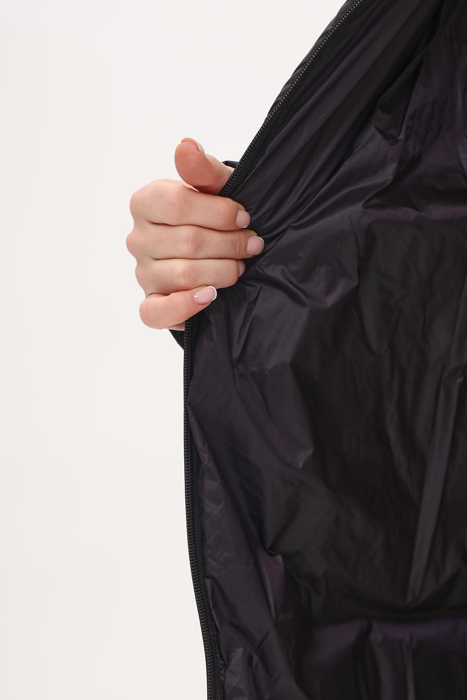 Пальто Lebek стеганое чёрное