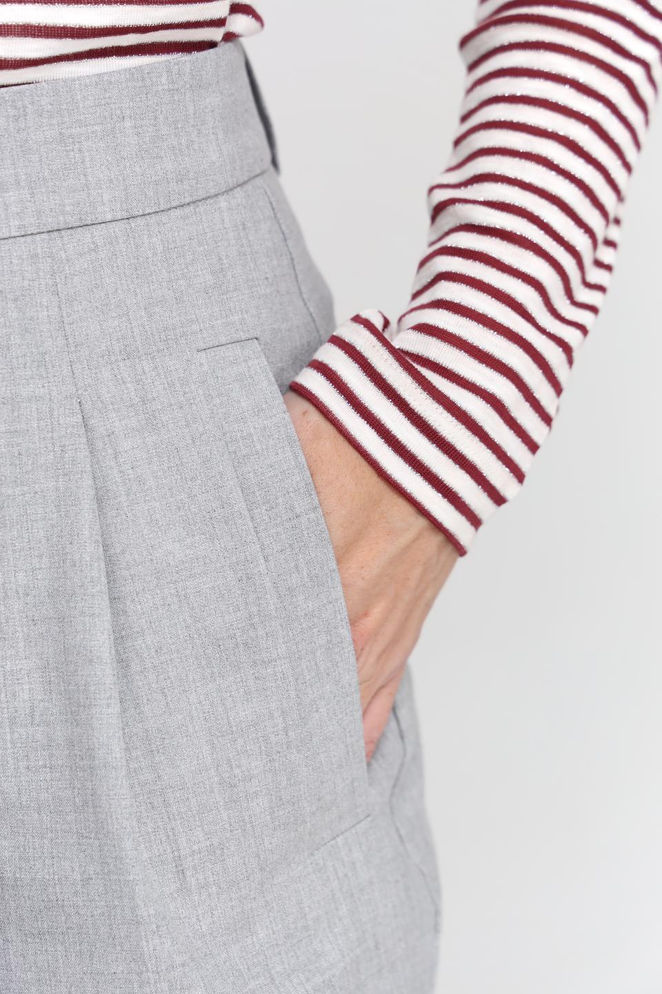 Брюки палаццо Rich and Royal серые