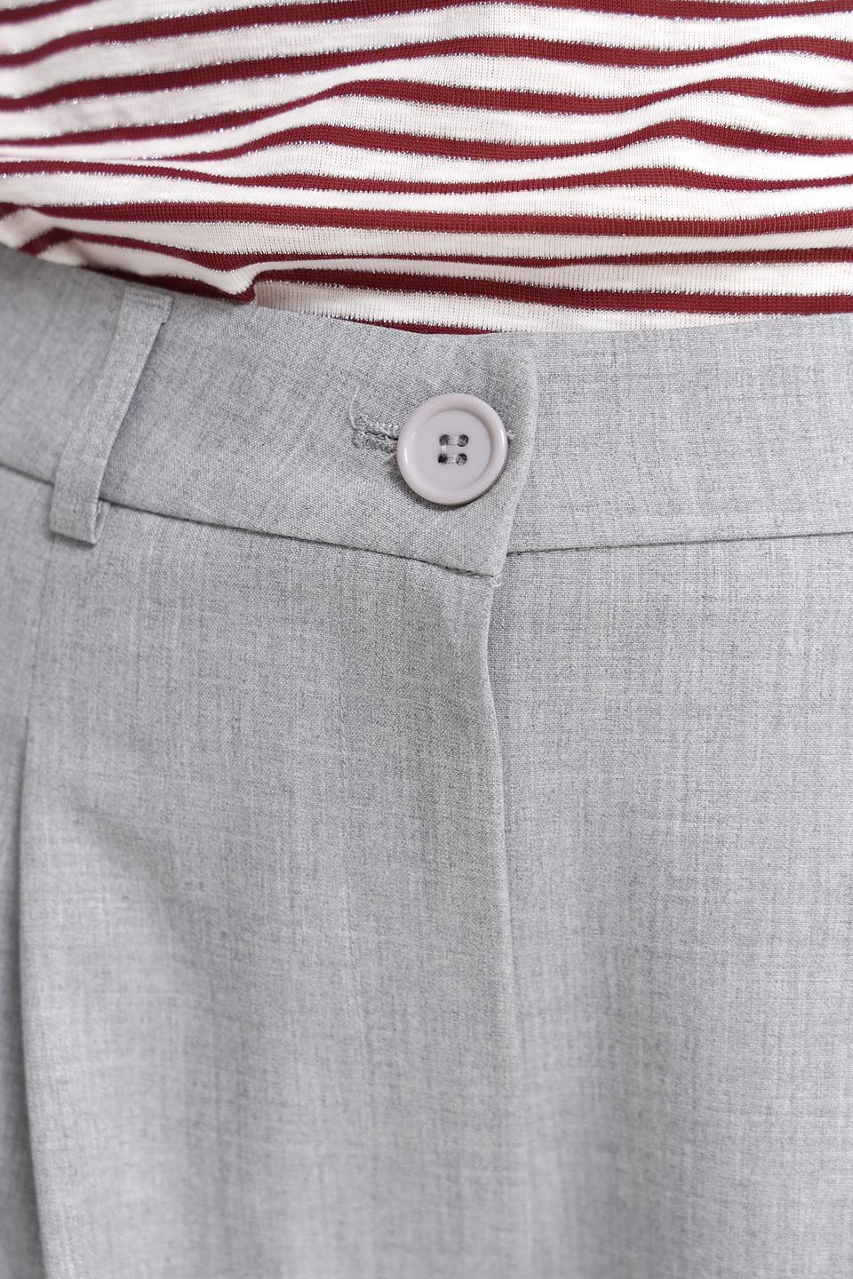 Брюки палаццо Rich and Royal серые