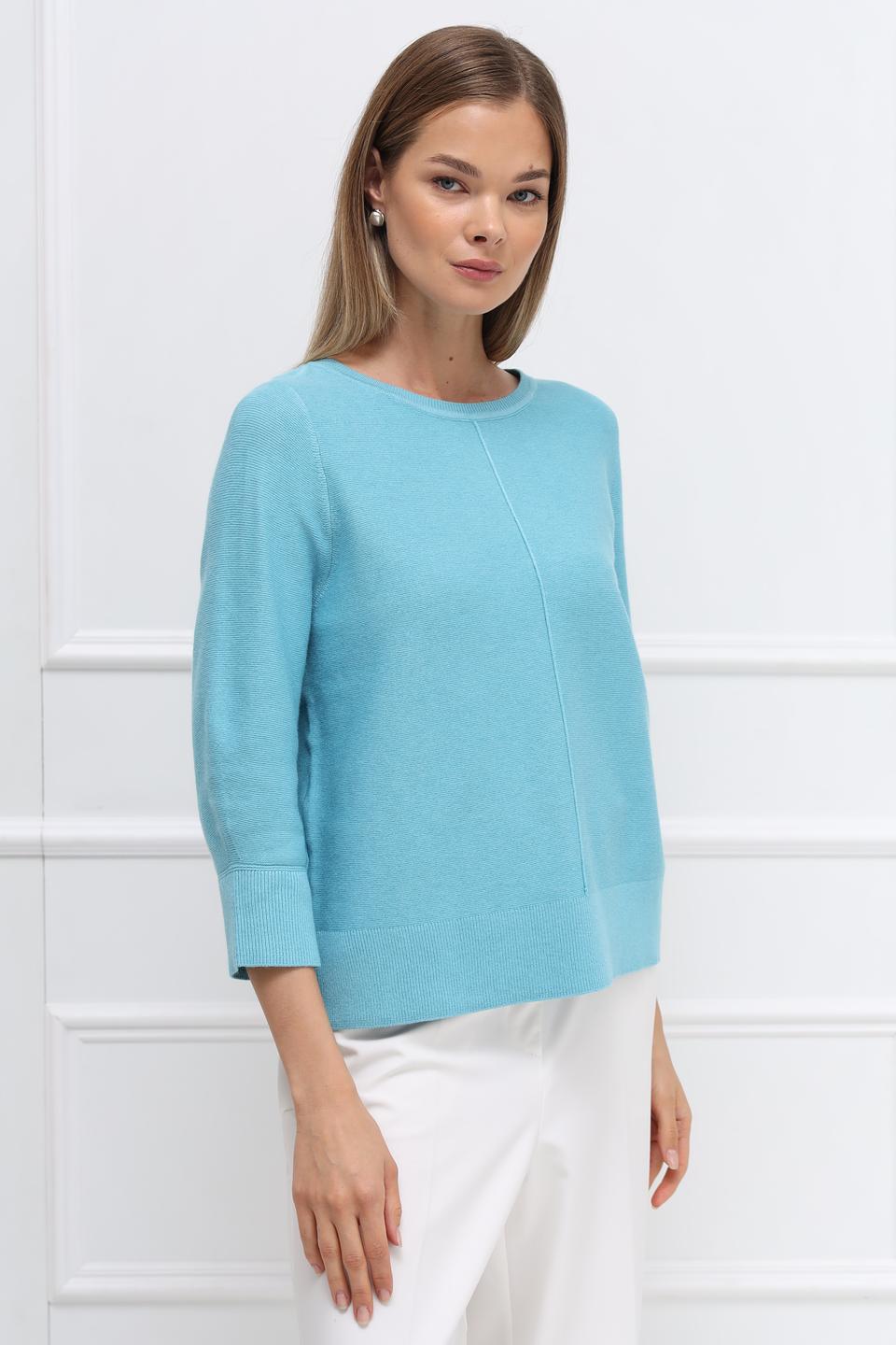 Пуловер Rabe collection бирюзовый