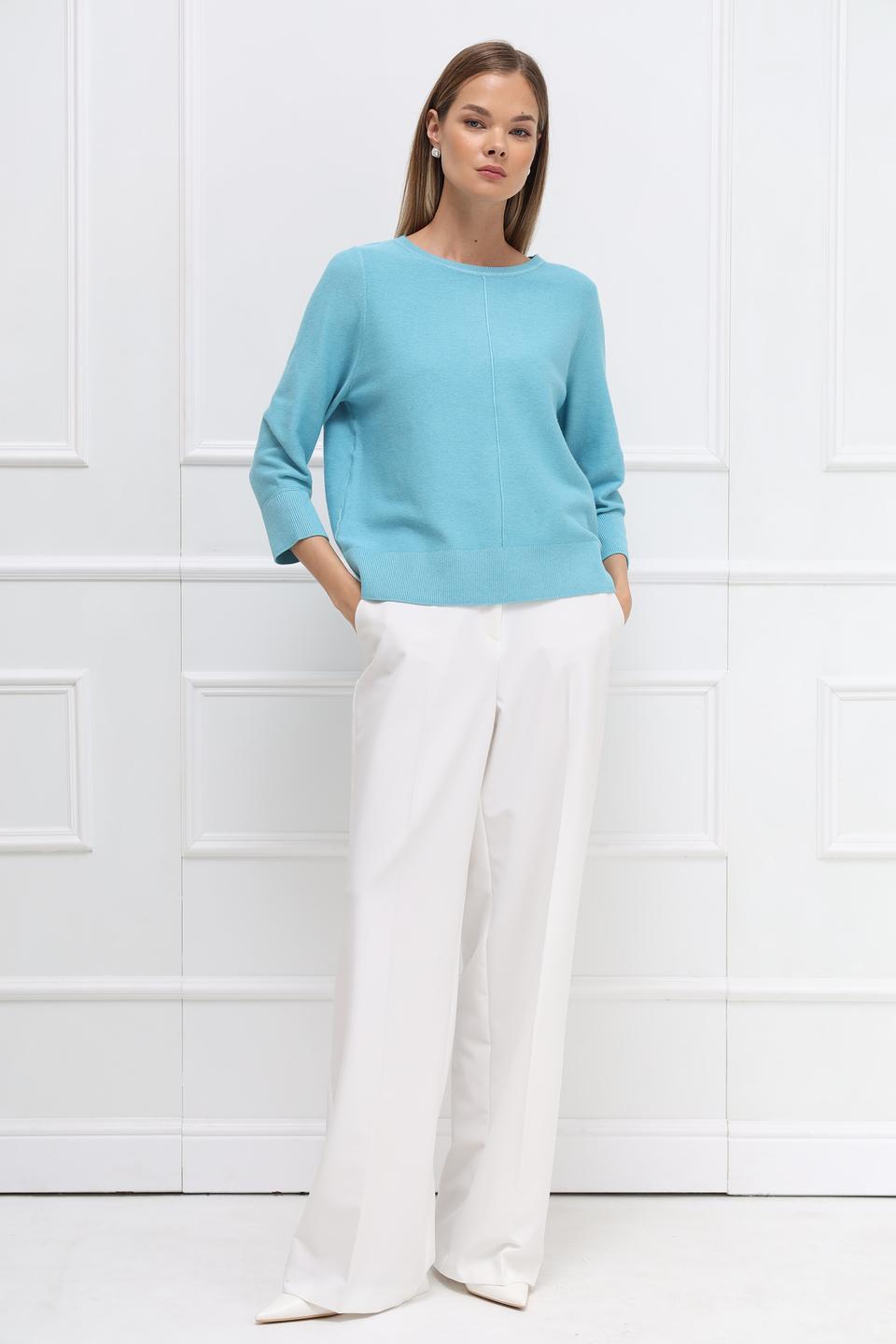Пуловер Rabe collection бирюзовый