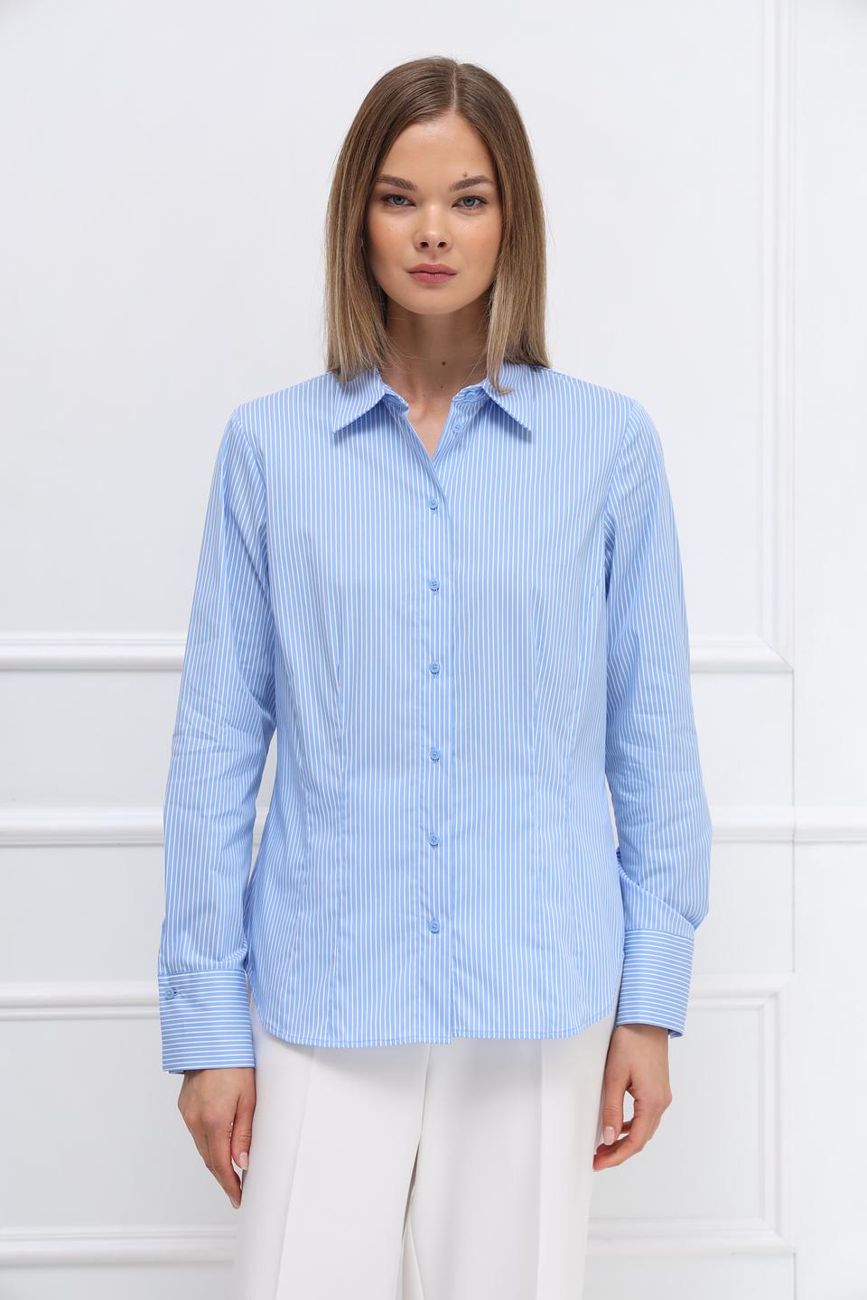 Рубашка Gerry Weber в полоску голубую