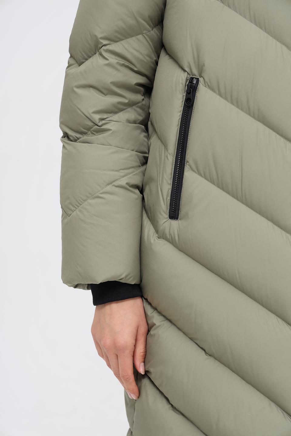 Пальто Milestone стеганое хаки