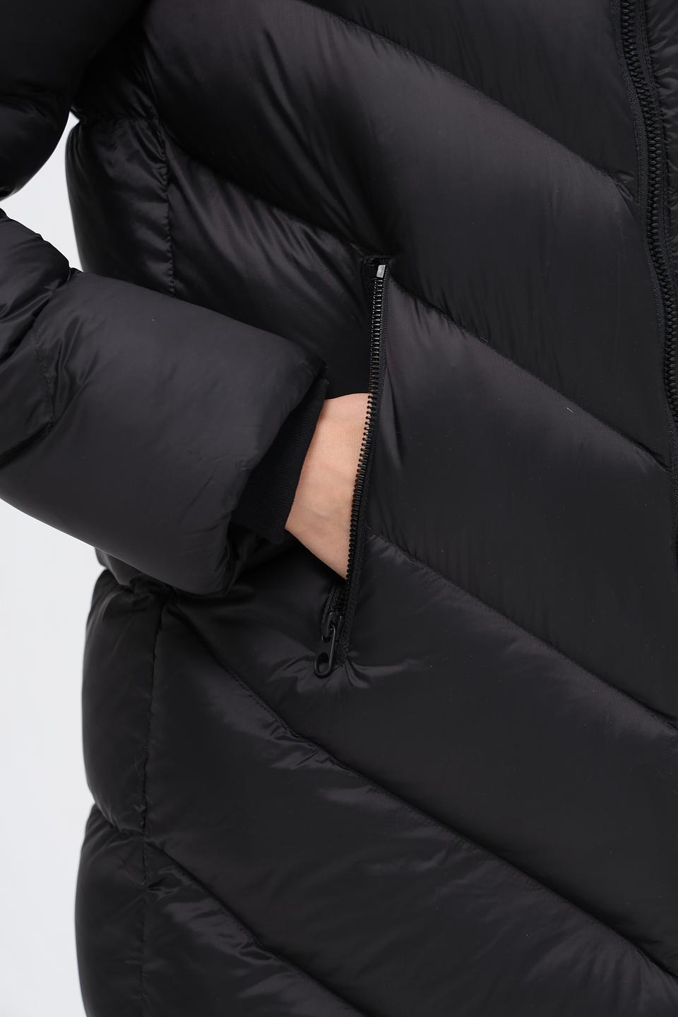 Пальто Milestone стеганое чёрное