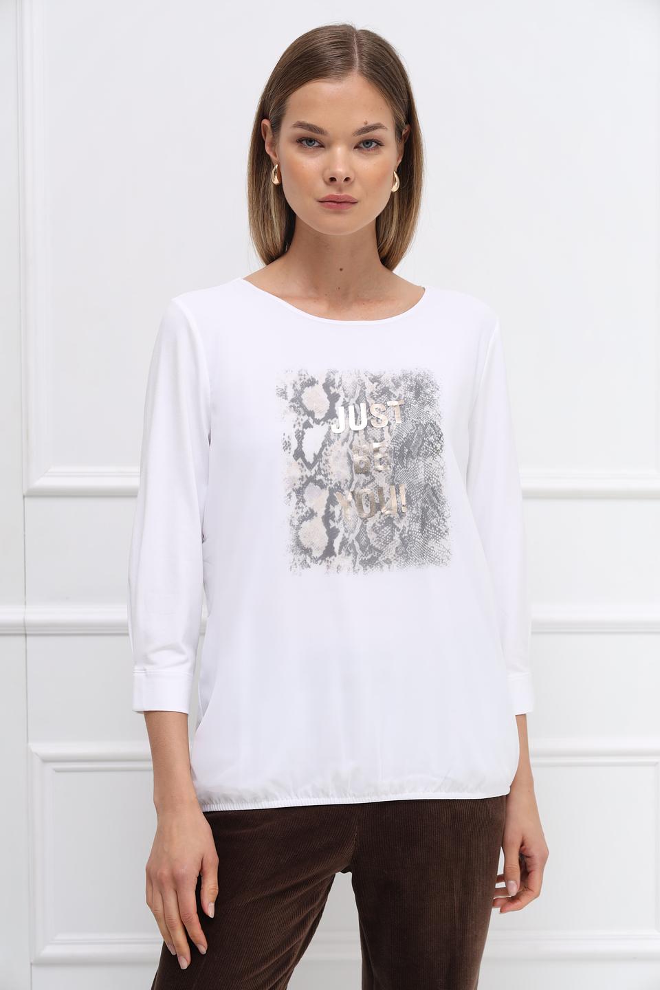 Блуза Bianca с принтом