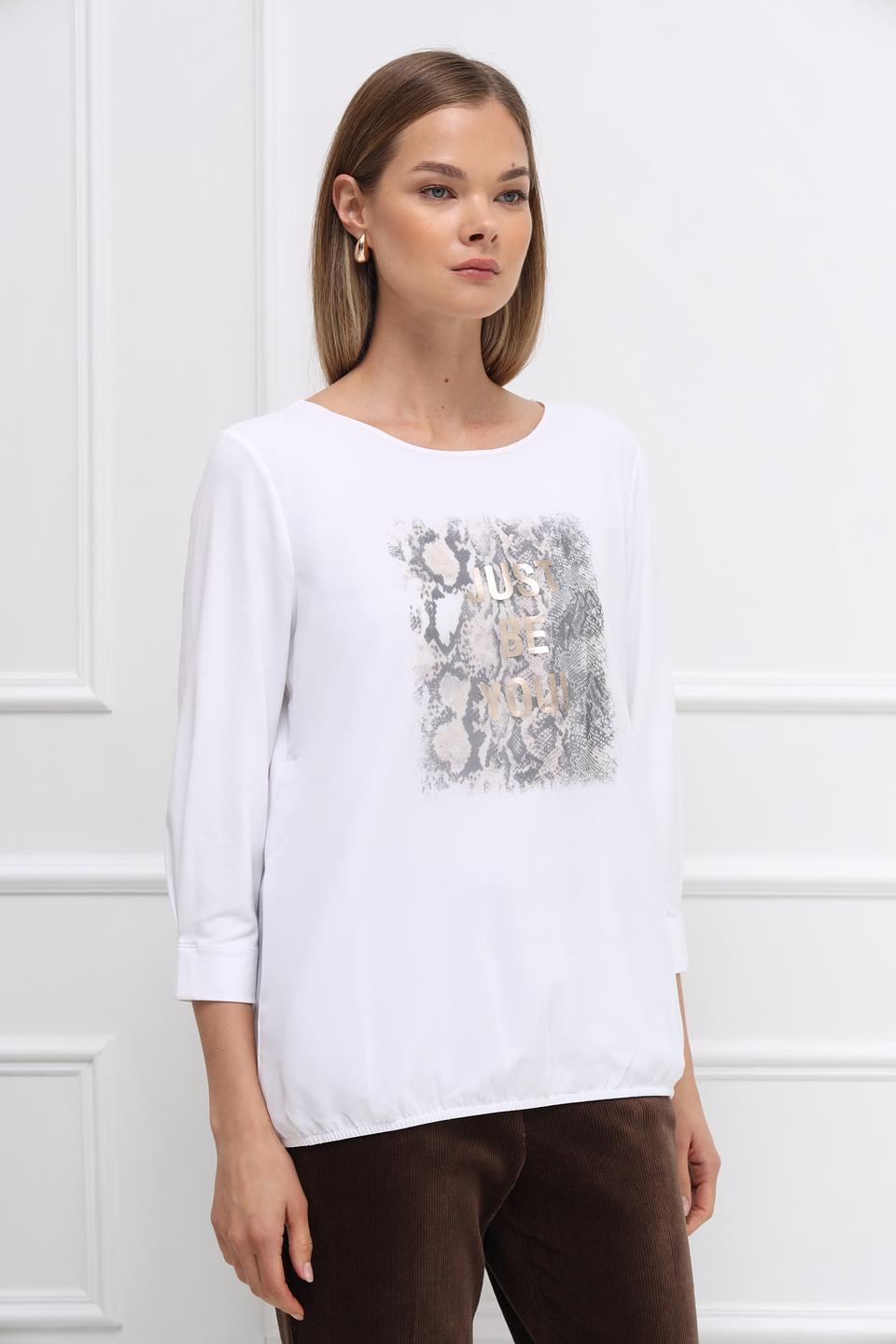 Блуза Bianca с принтом