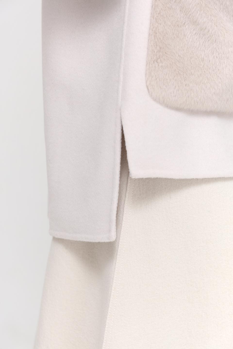 Куртка Milestone с мехом бежевая