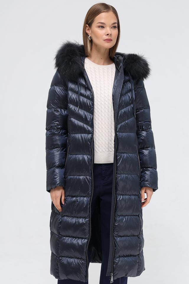 Пальто стеганое Betty Barclay темно-синее