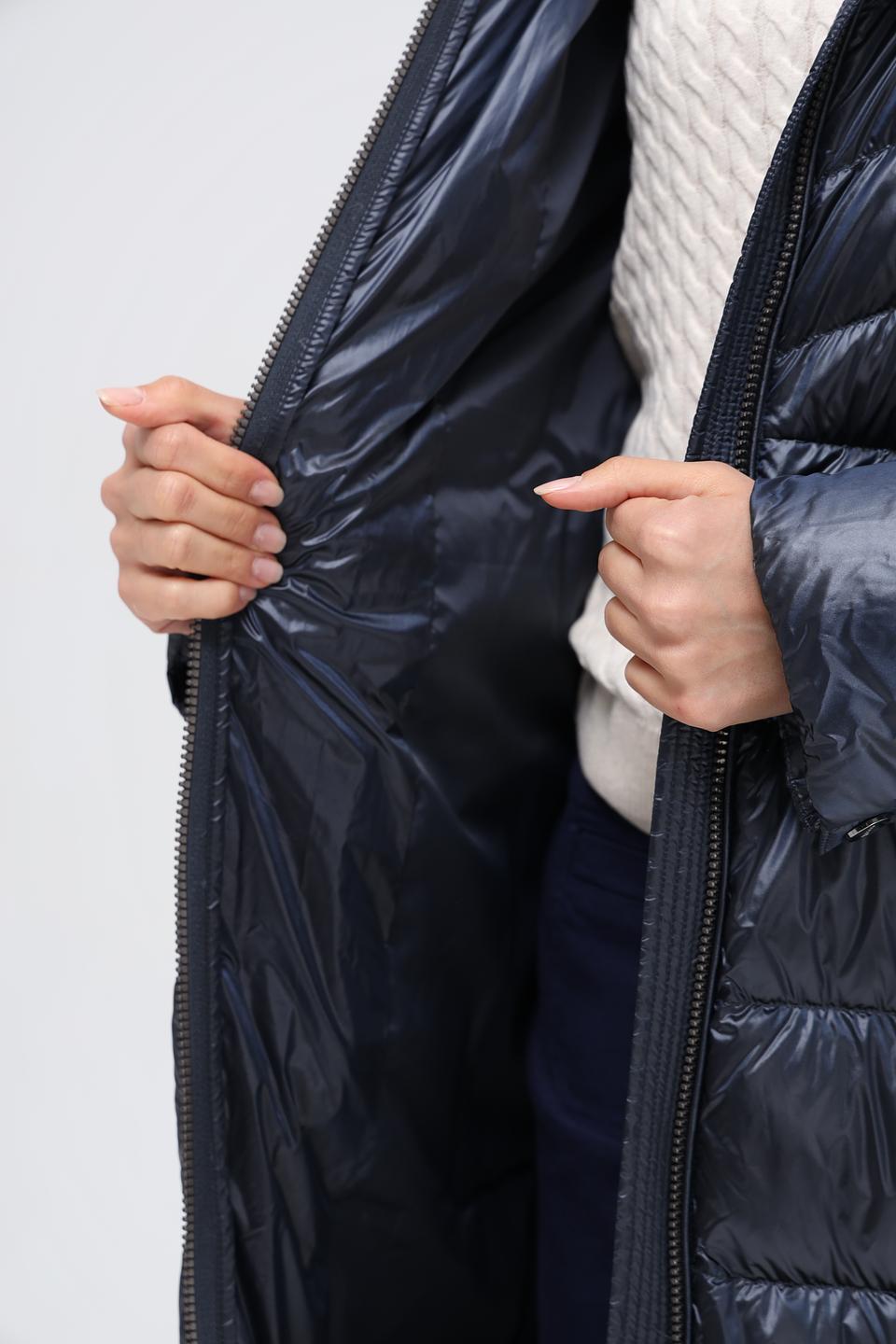 Пальто стеганое Betty Barclay темно-синее