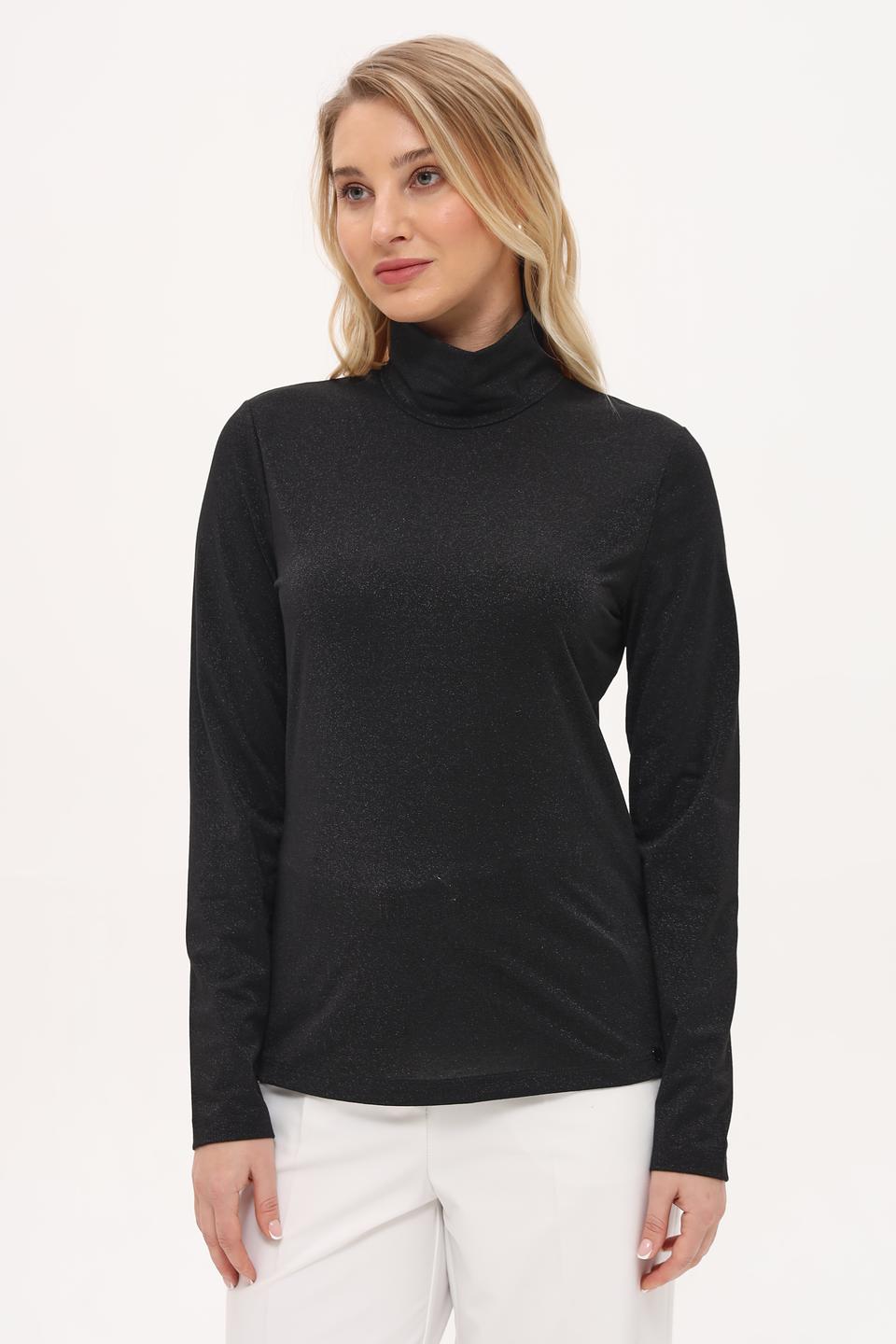 Футболка Marc Cain с пайетками чёрная