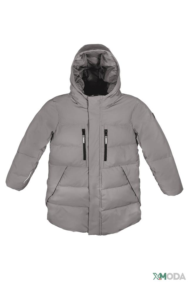 Пальто PinBina дет. серое