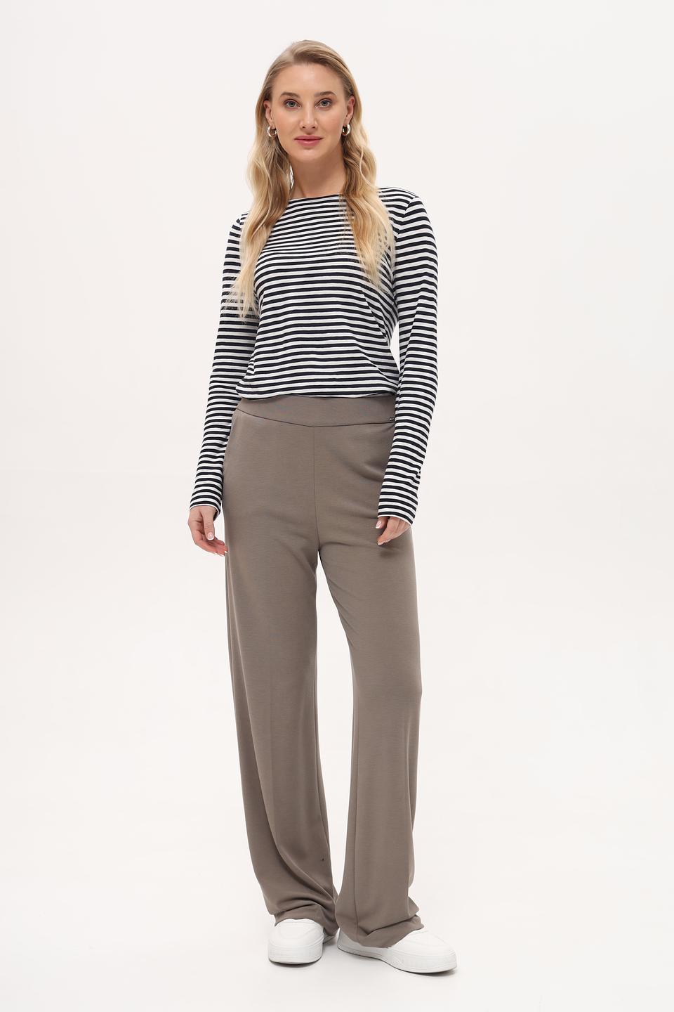 Брюки Cinque палаццо бежевые