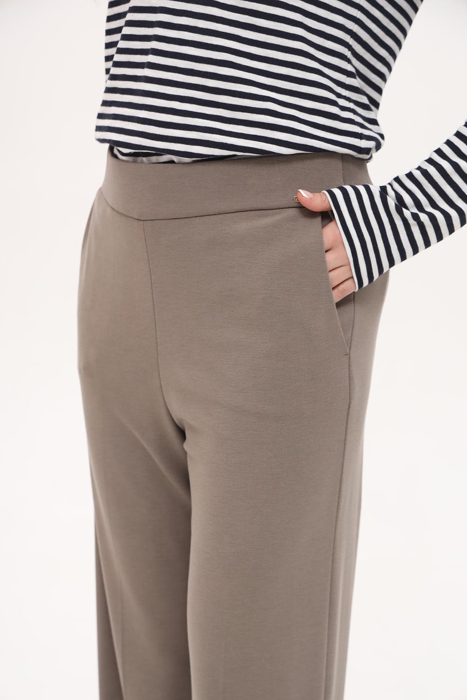 Брюки Cinque палаццо бежевые