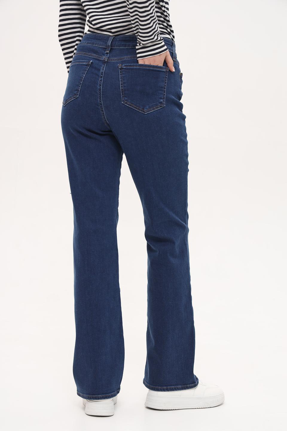 Джинсы NYDJ клеш темно-синие