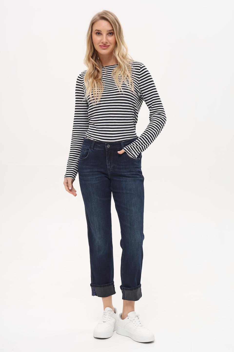 Джинсы Angels укороченные тёмно-синие