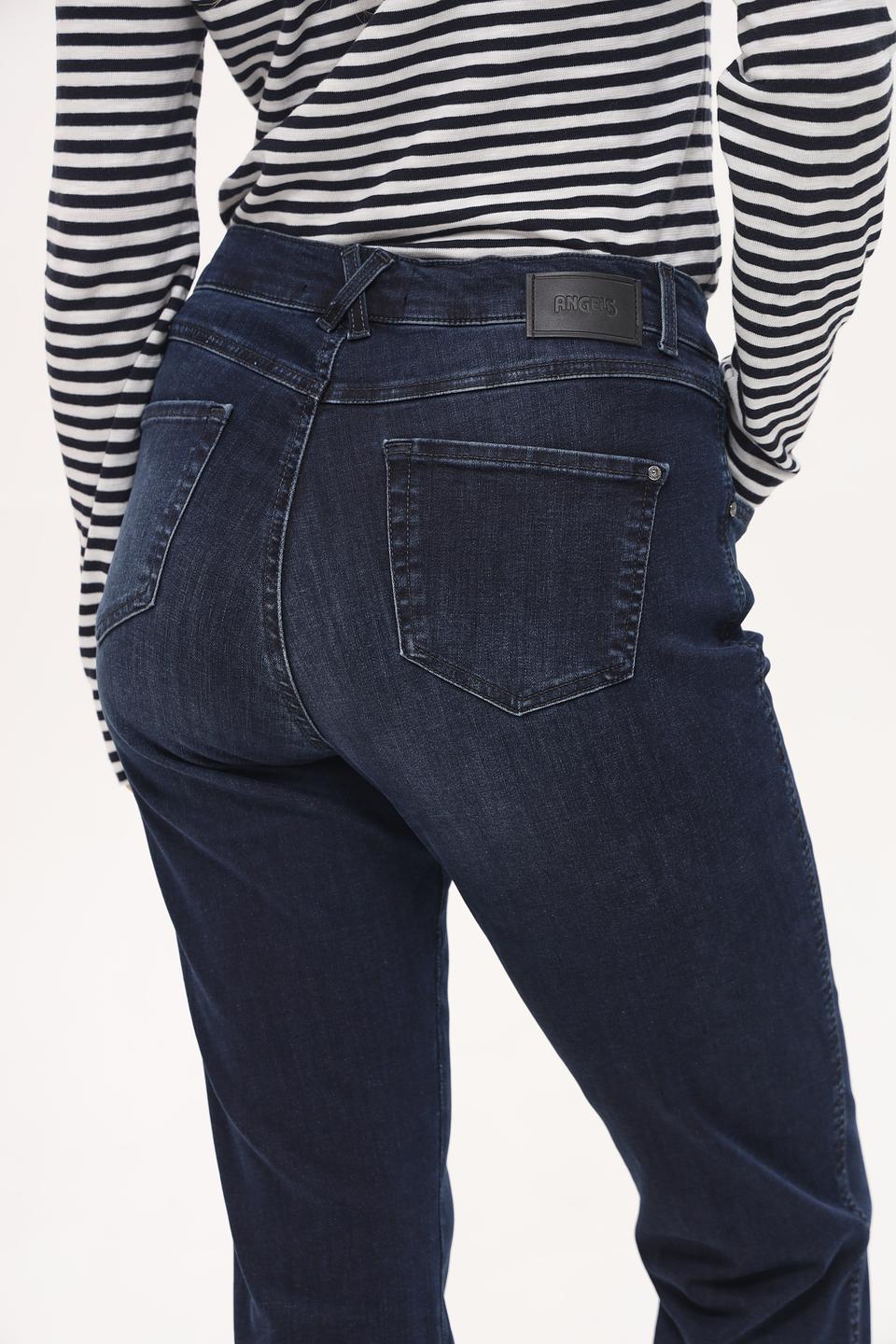 Джинсы Angels укороченные тёмно-синие