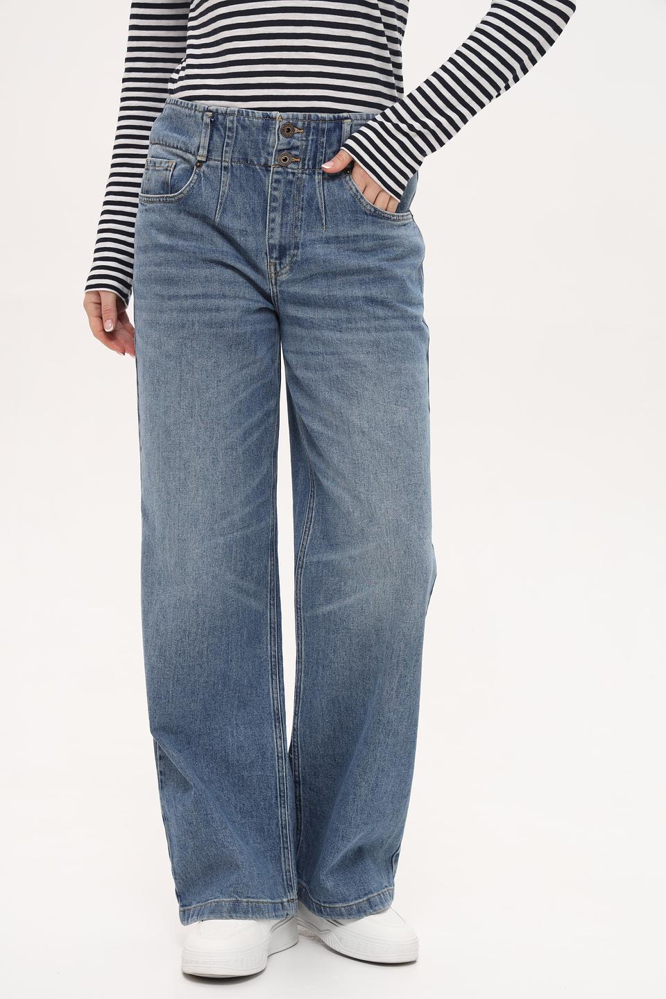 Джинсы клеш Marc Aurel голубые