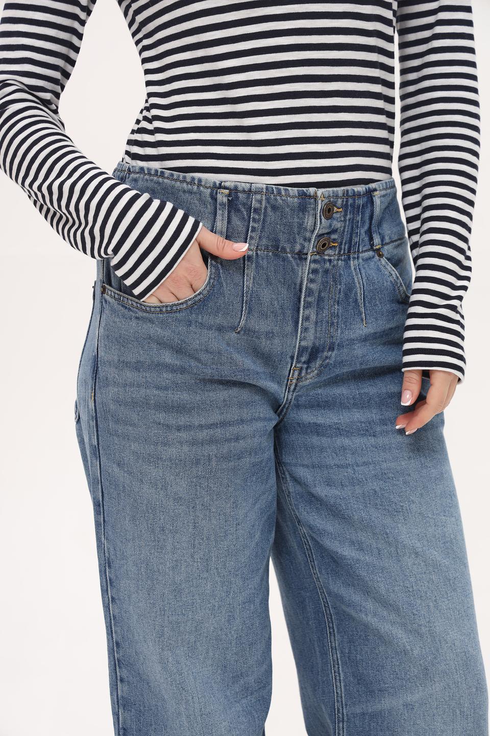 Джинсы клеш Marc Aurel голубые