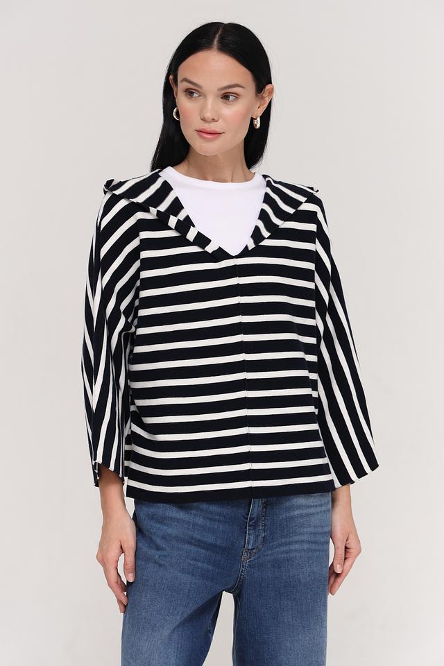 Пуловер Tom Tailor в полоску