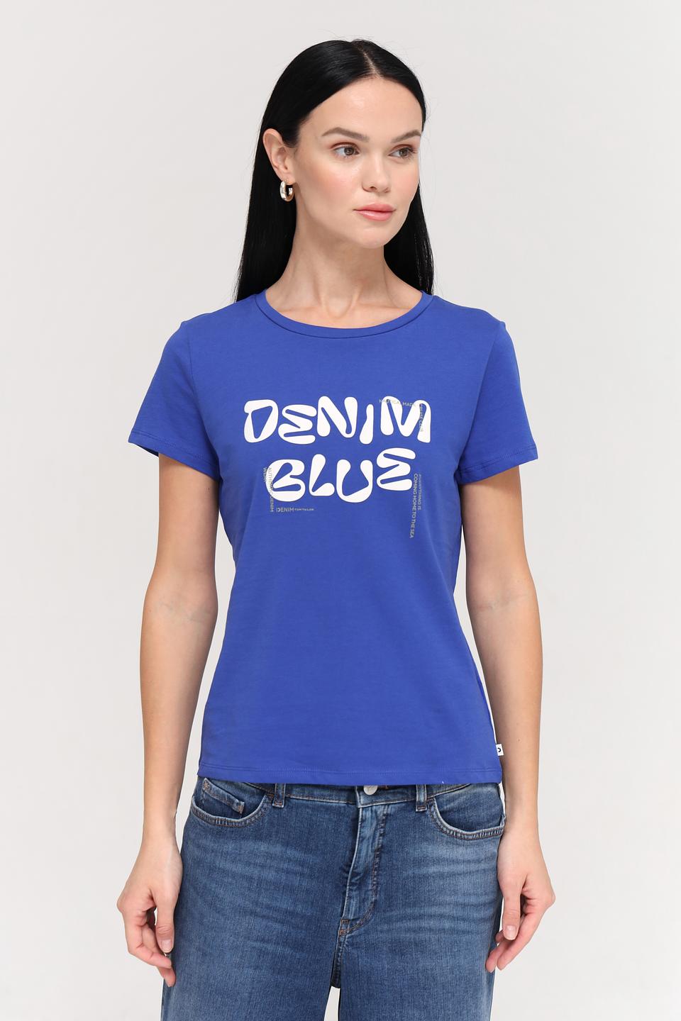 Футболка Tom Tailor denim синяя