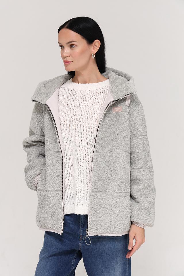 Куртка Electra style серая с капюшоном