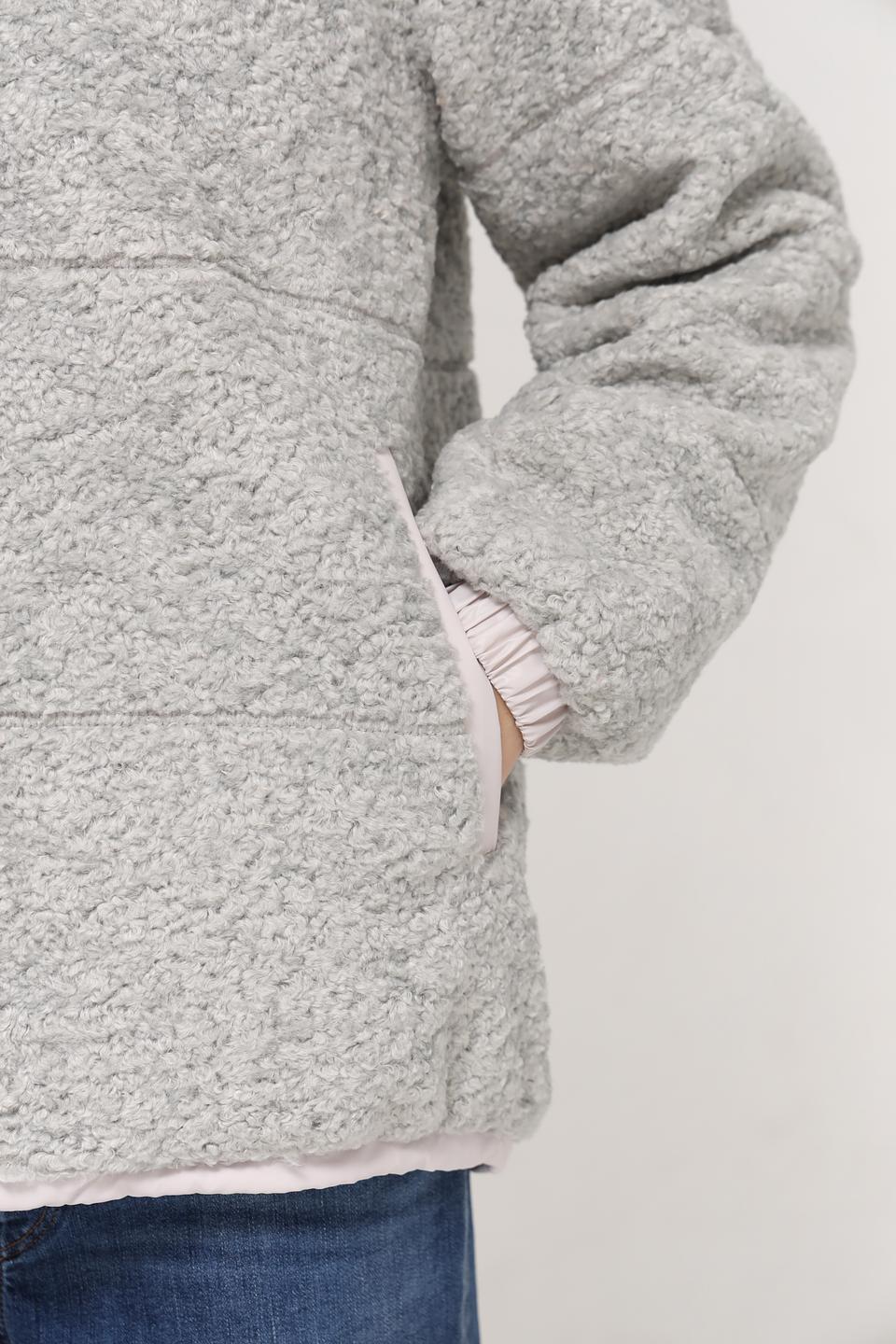 Куртка Electra style серая с капюшоном