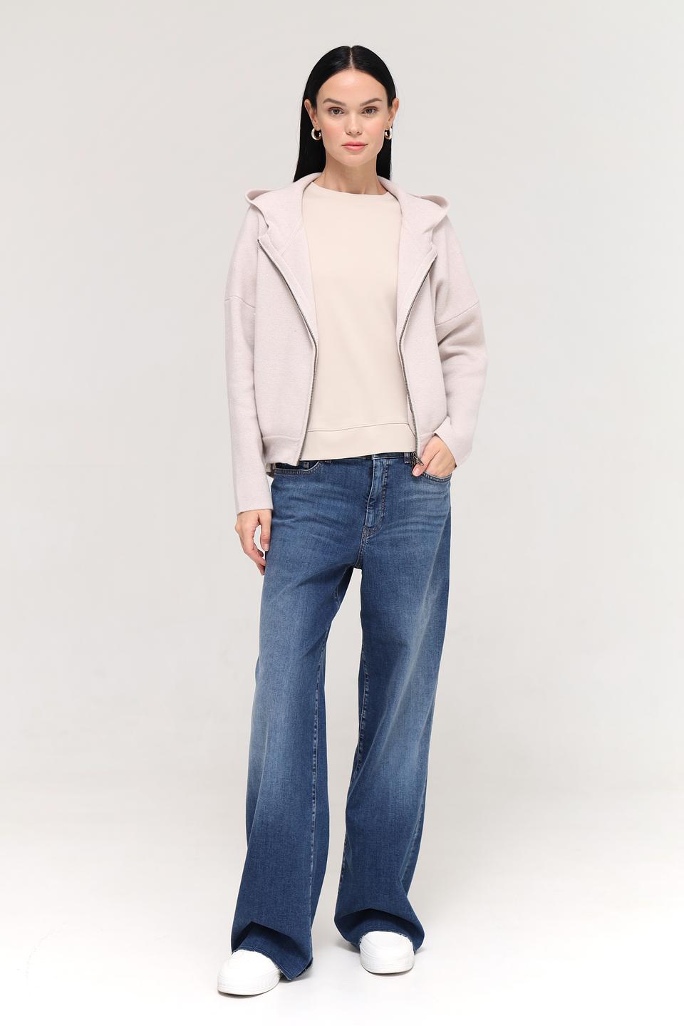 Жакет Catnoir на молнии бежевый