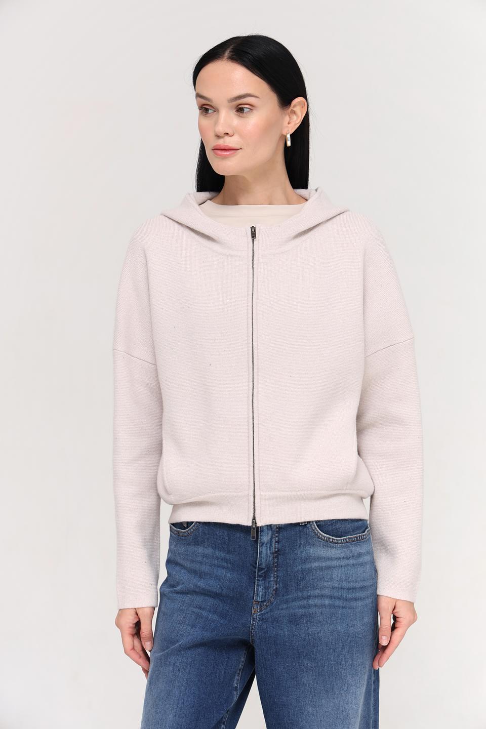 Жакет Catnoir на молнии бежевый