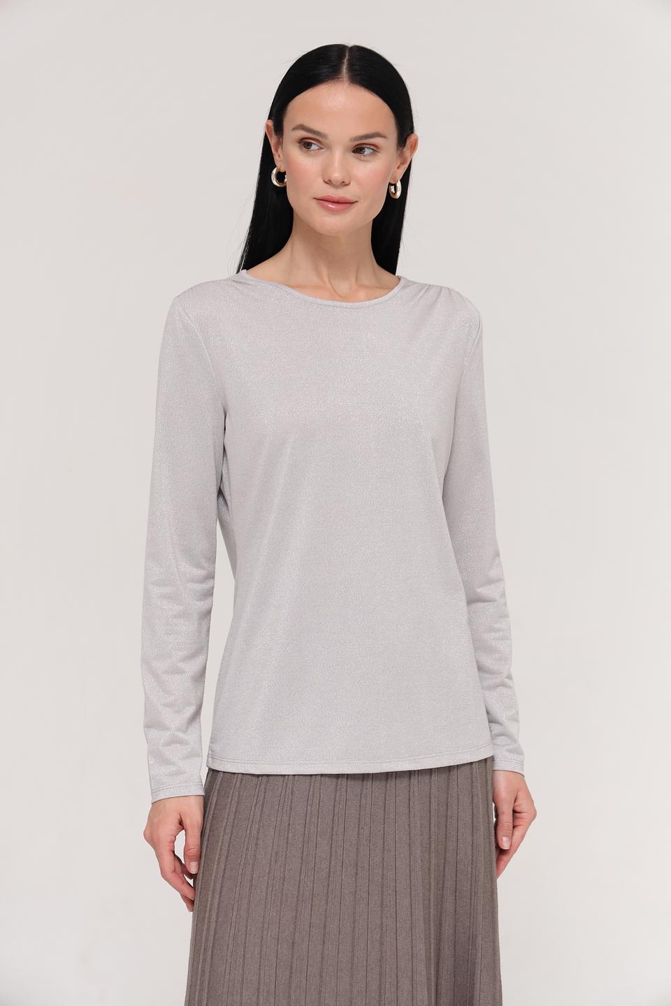 Лонгслив Oui с мерцанием