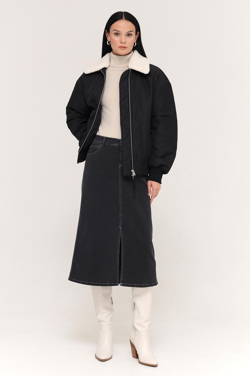 Юбка Gardeur джинсовая чёрная