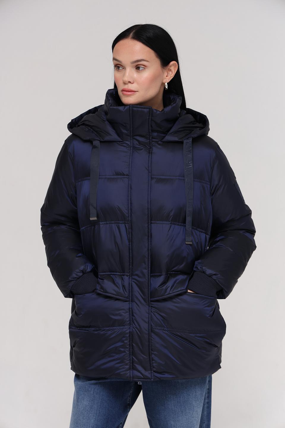 Куртка Marc Aurel стеганая тёмно-синяя