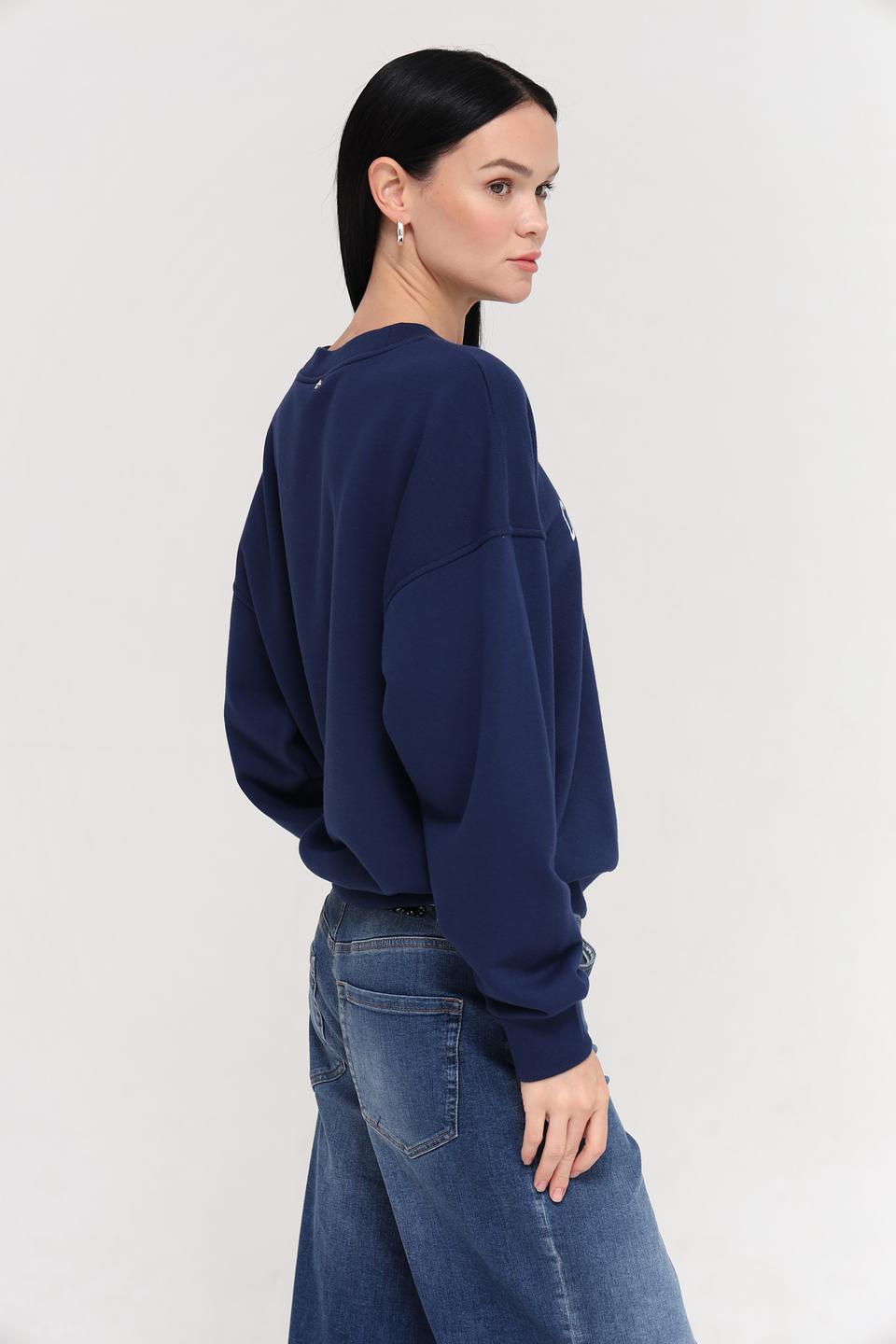 Толстовка Marc Aurel Crewlove синяя