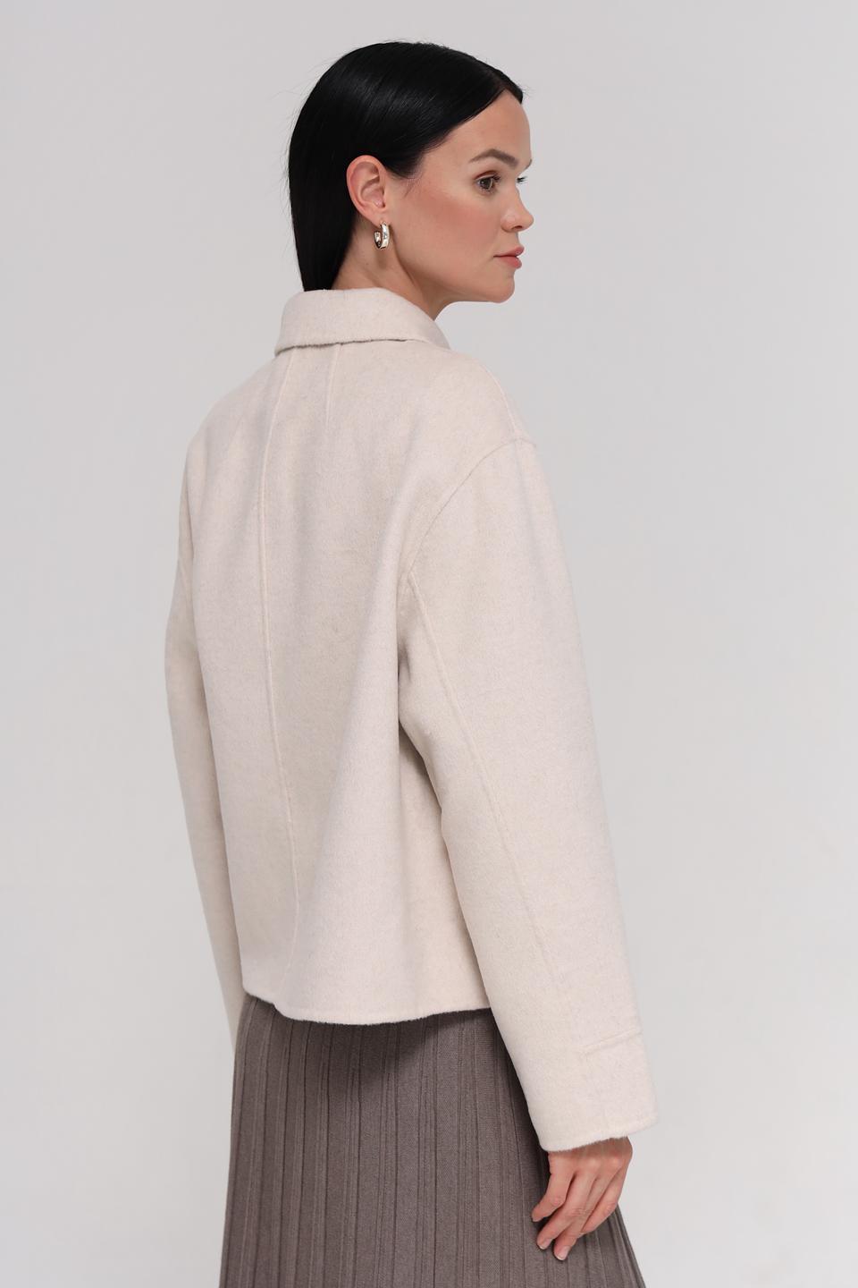 Жакет Oui приталенный бежевый
