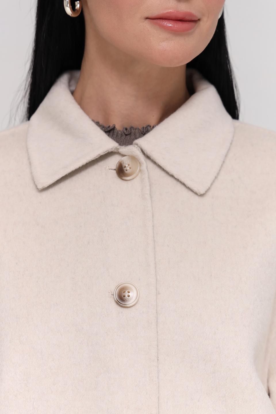 Жакет Oui приталенный бежевый