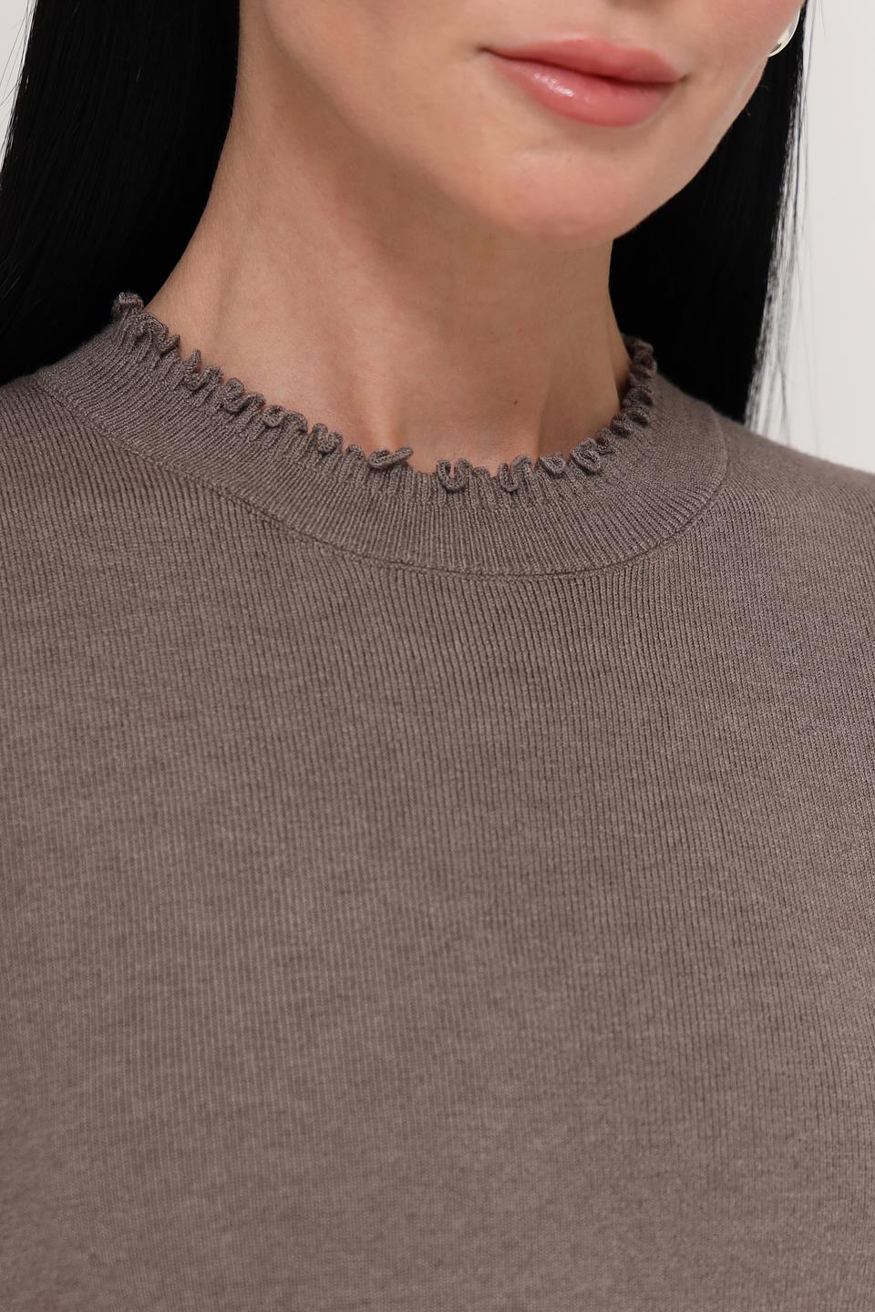 Пуловер Oui с коротким рукавом