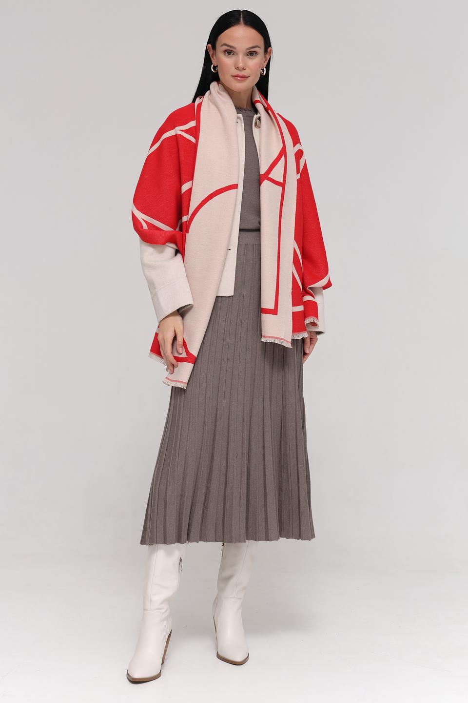 Шарф Bianca с геометрическим рисунком