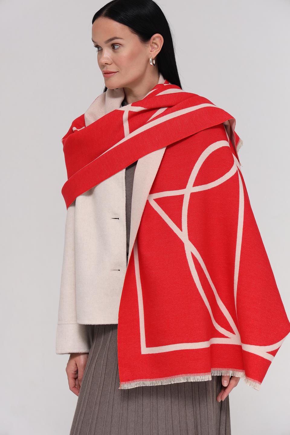 Шарф Bianca с геометрическим рисунком