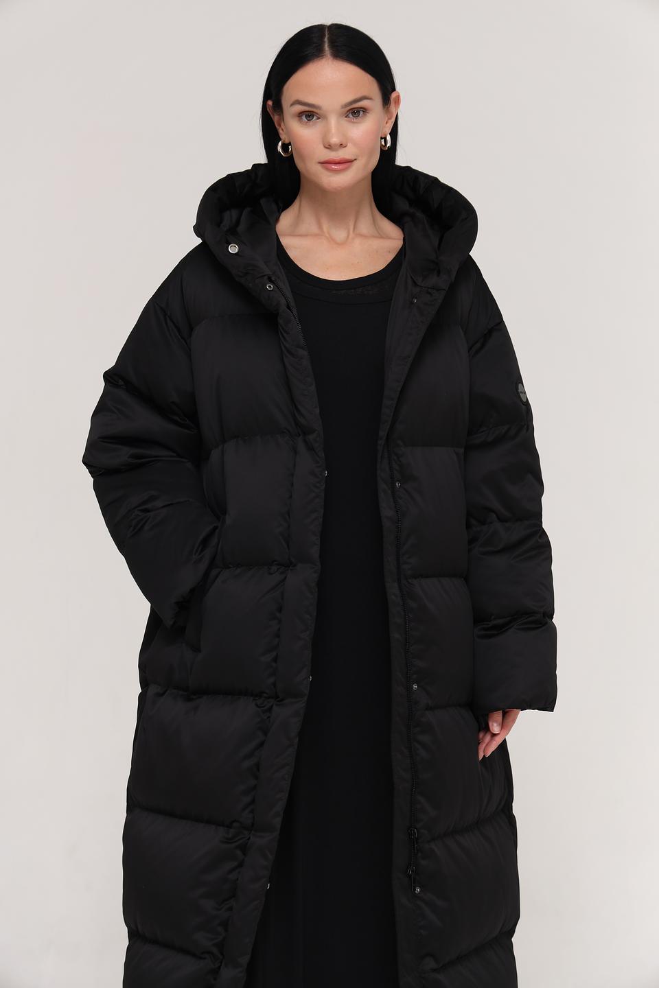 Пальто Marc Cain стеганое чёрное
