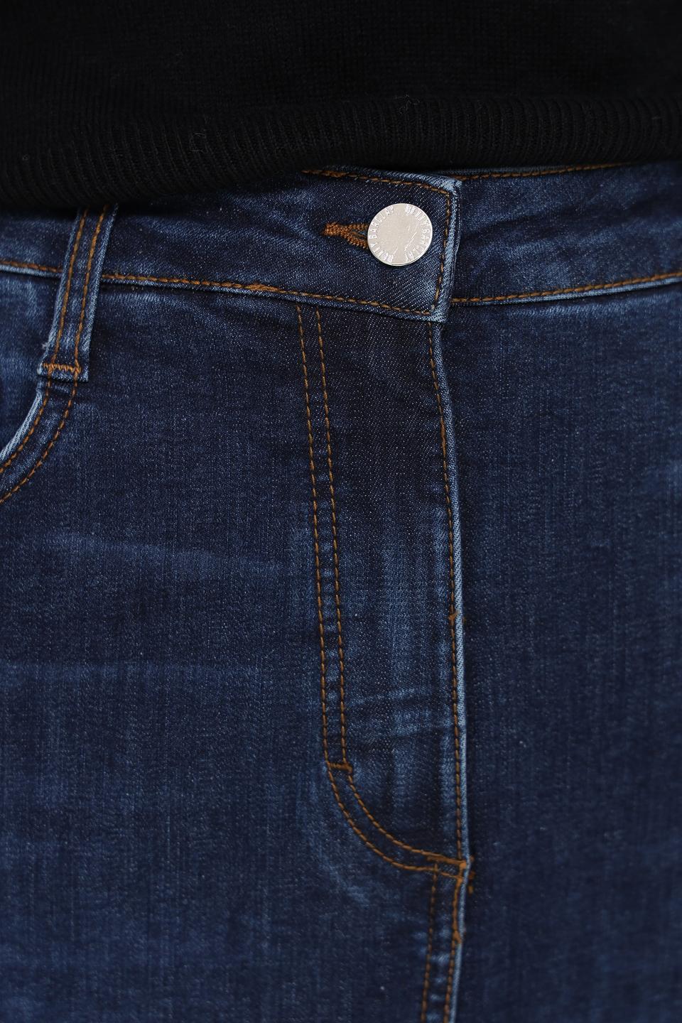 Юбка Betty Barclay деним с разрезом