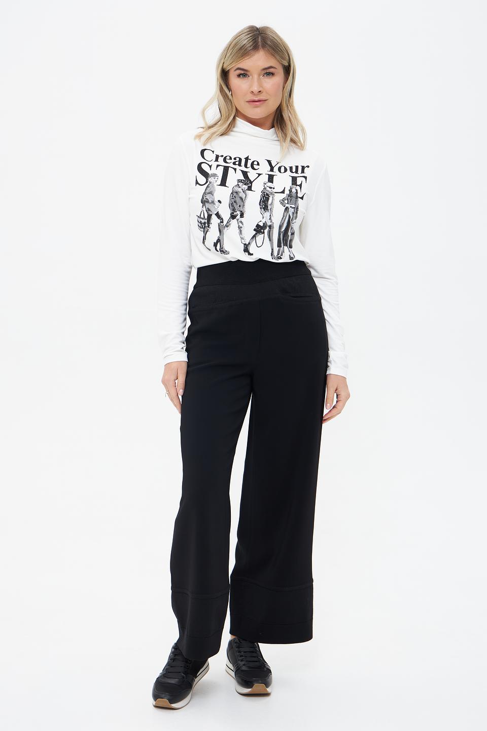 Брюки клёш Annette Gortz чёрные